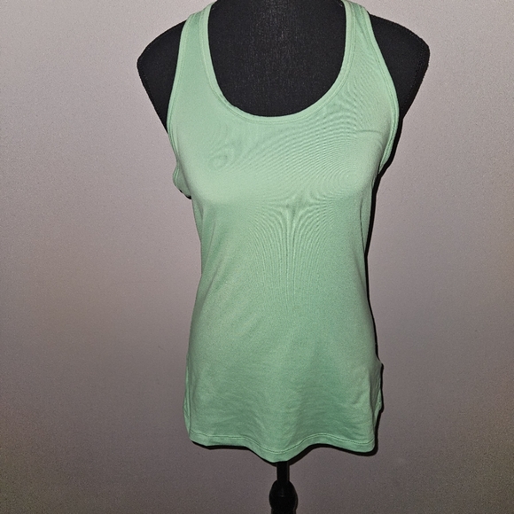 Nike women's medium bright green racerback tank top - Picture 1 of 5